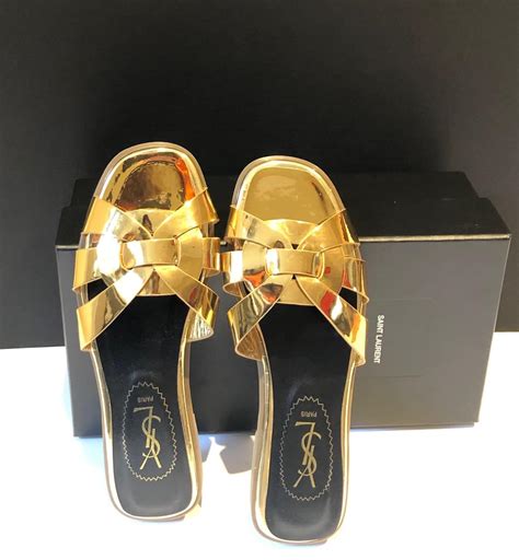 tribute ysl oro|ysl sandals review.